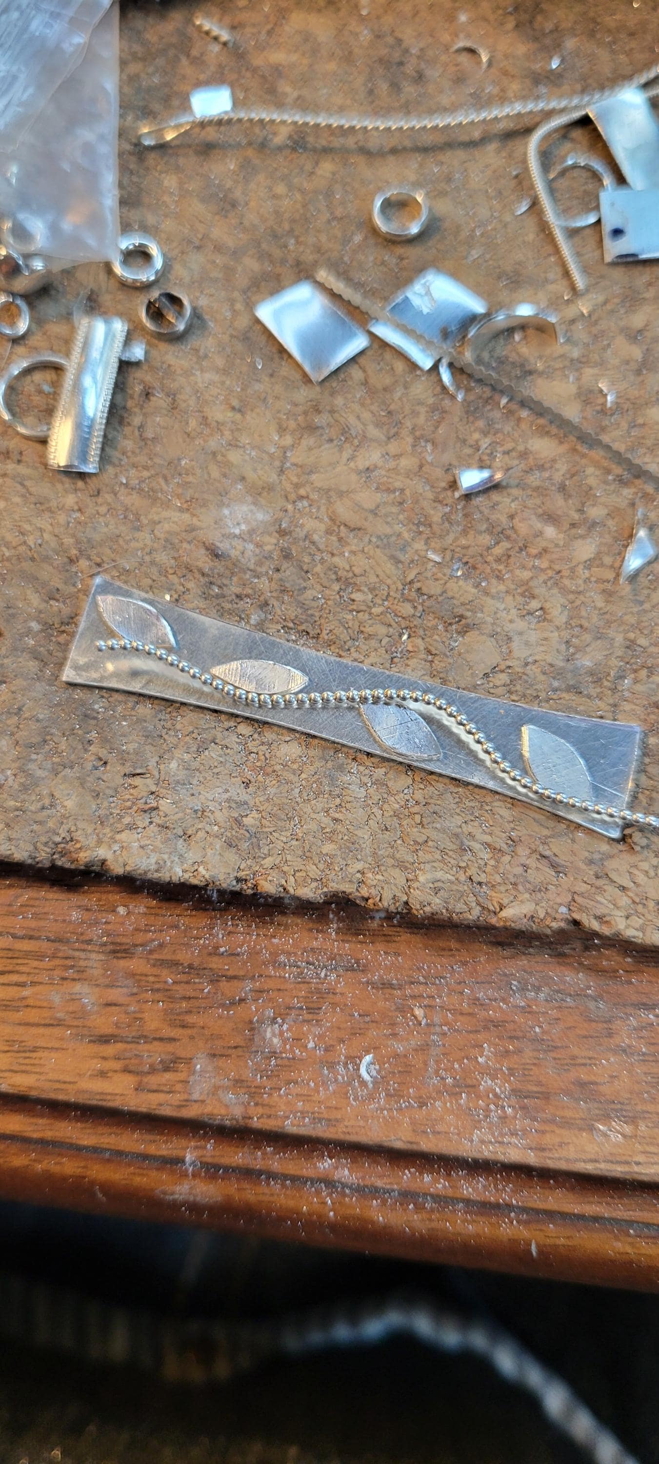 Green Turquoise Ring - handmade, 100% fabricated by hand, vine ring shank, leaves, leaf, sterling silver ring, beautiful gift, Size 6.5 USA