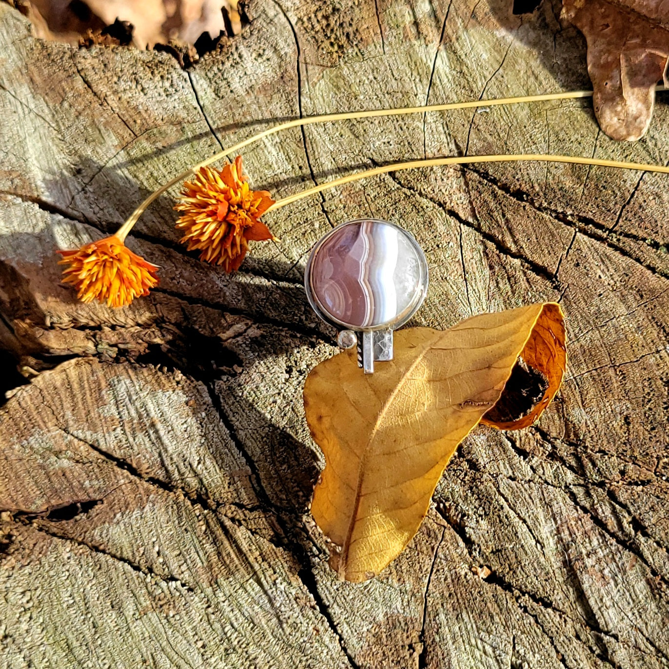 neutral colored ring
