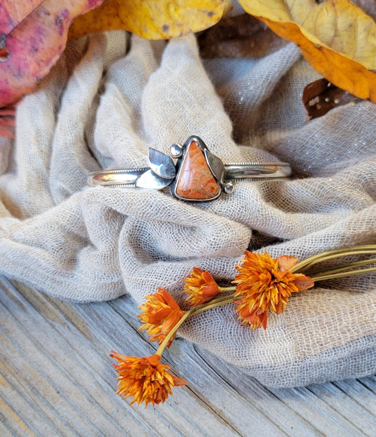 Handmade silver cuff