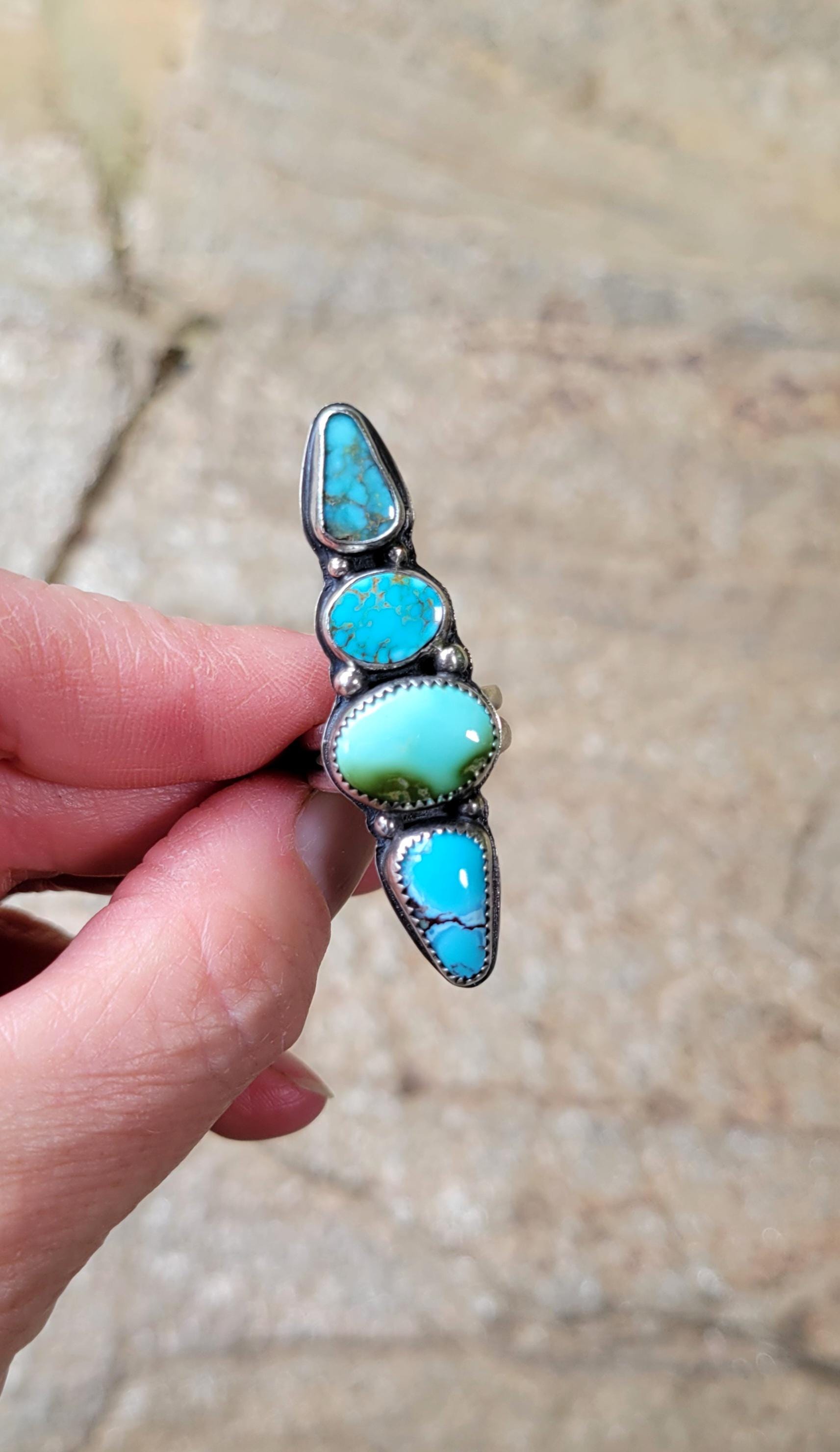 handmade turquoise ring