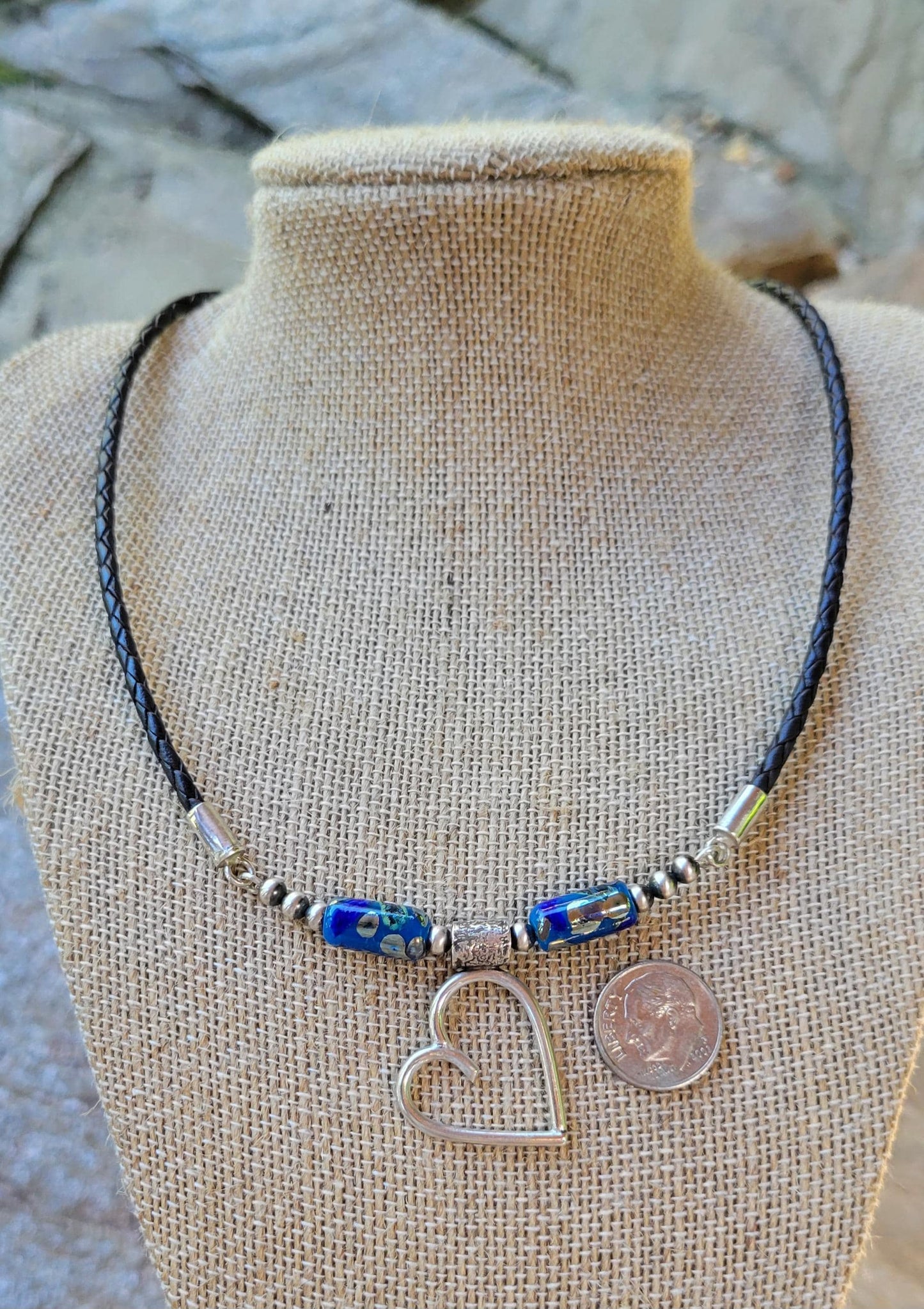 Blue Glass necklace