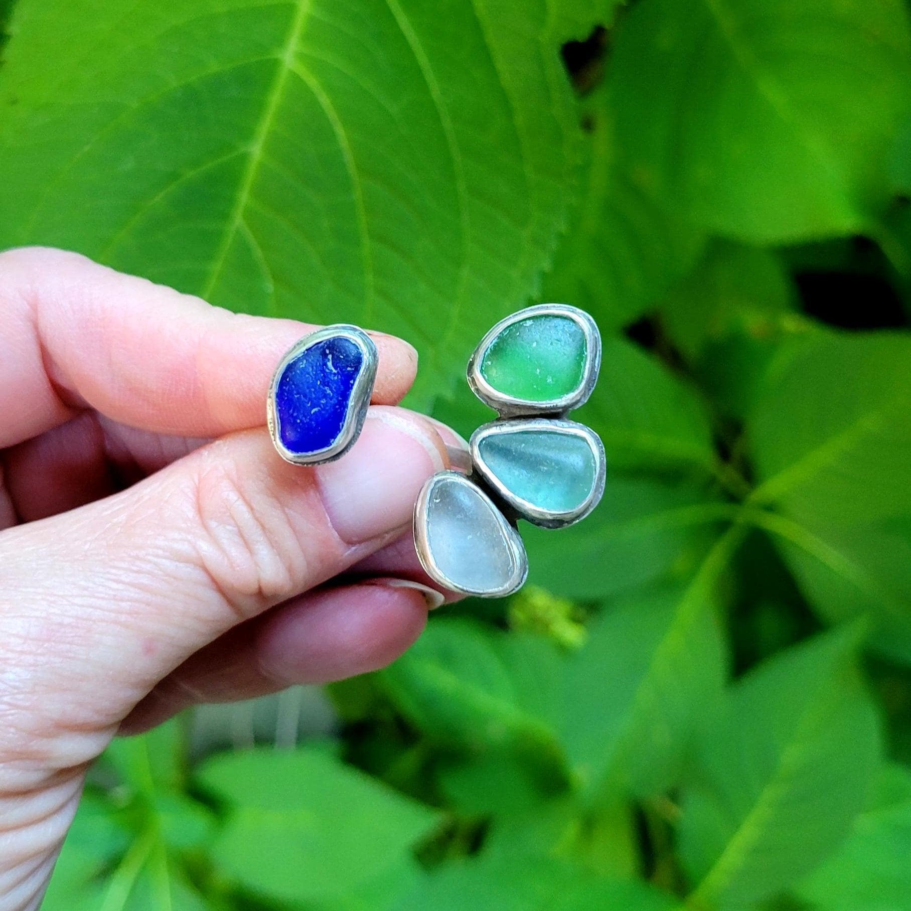 Handmade Seaglass ring