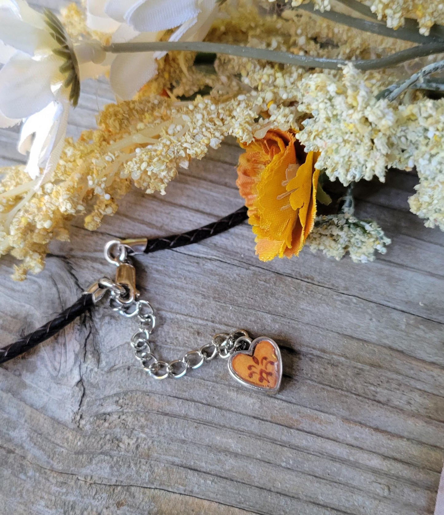 Jasper Necklace - sterling silver, hand crafted, brown leather, natural stone, layered earth tones, handmade, adjustable, beautiful gift