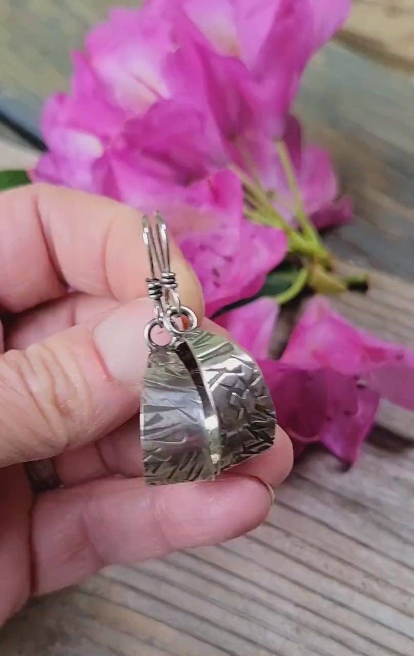 Sterling Silver Hoops - embeded pattern, small hoops, dangles, simple, elegant, handmade, extremely lightweight